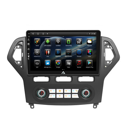 Navigatie Ford Mondeo (2007-2010) Clima Automata, Android, P-Octacore / 2GB RAM + 32GB ROM, 10.1 Inch - AD-BGP10002+AD-BGRKIT127