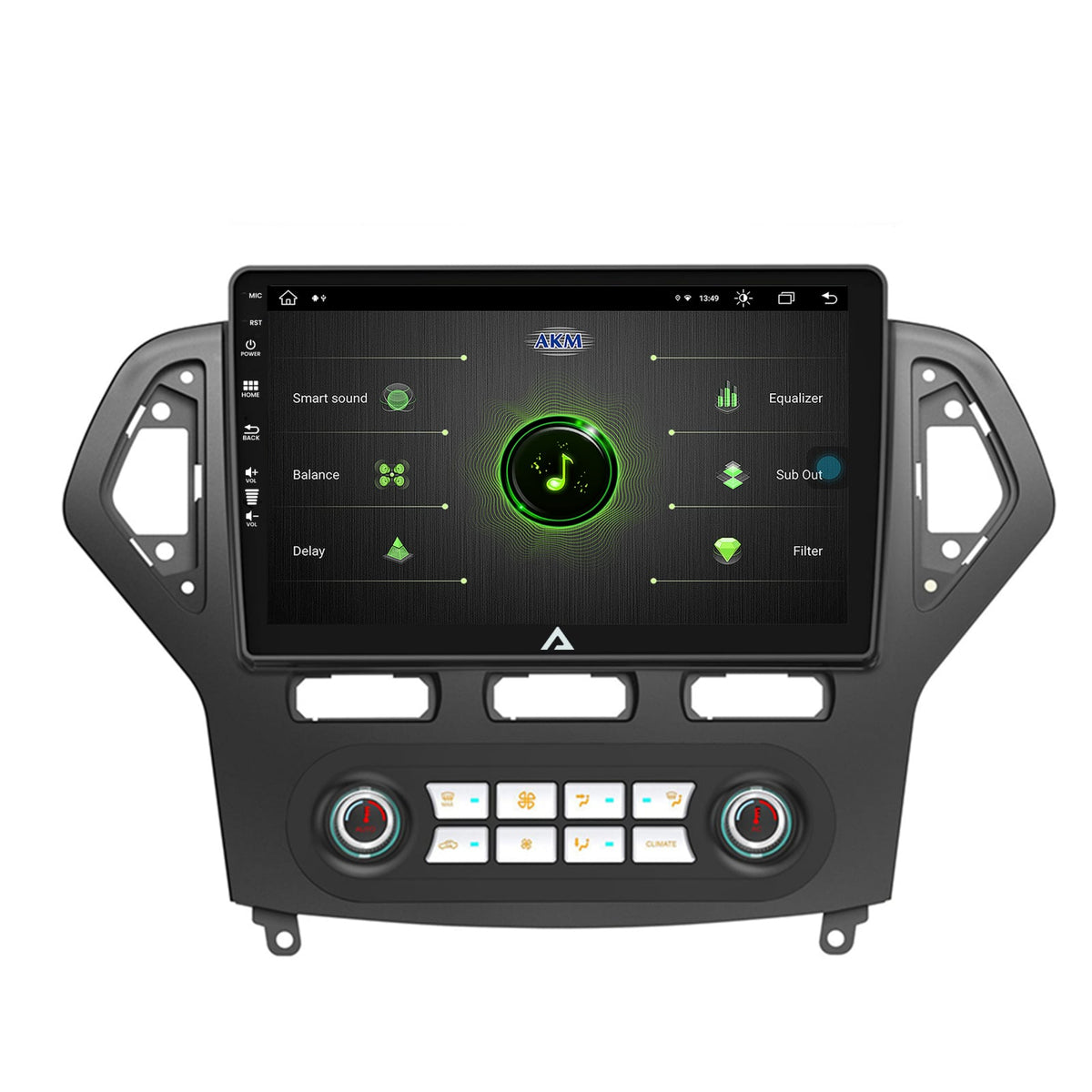 Navigatie Ford Mondeo (2007-2010) Clima Automata, Android, Z-Octacore / 8GB RAM + 256GB ROM, 10.1 Inch - AD-BGZ10008+AD-BGRKIT127