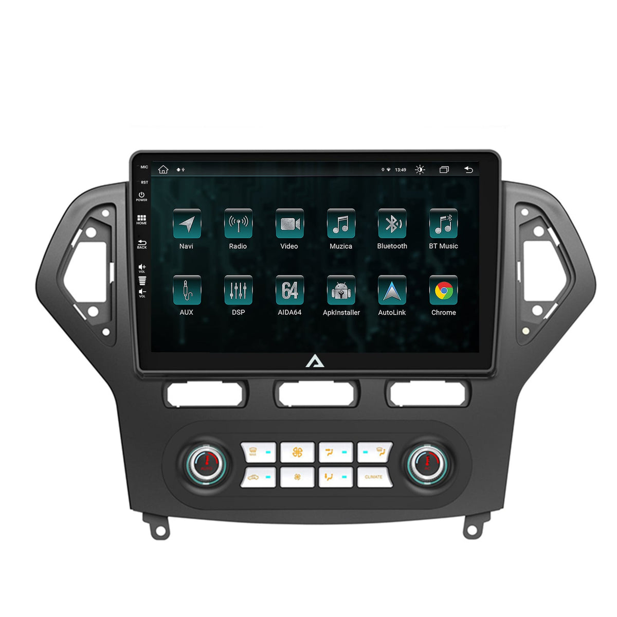 Navigatie Ford Mondeo (2007-2010) Clima Automata, Android, Z-Octacore / 8GB RAM + 256GB ROM, 10.1 Inch - AD-BGZ10008+AD-BGRKIT127