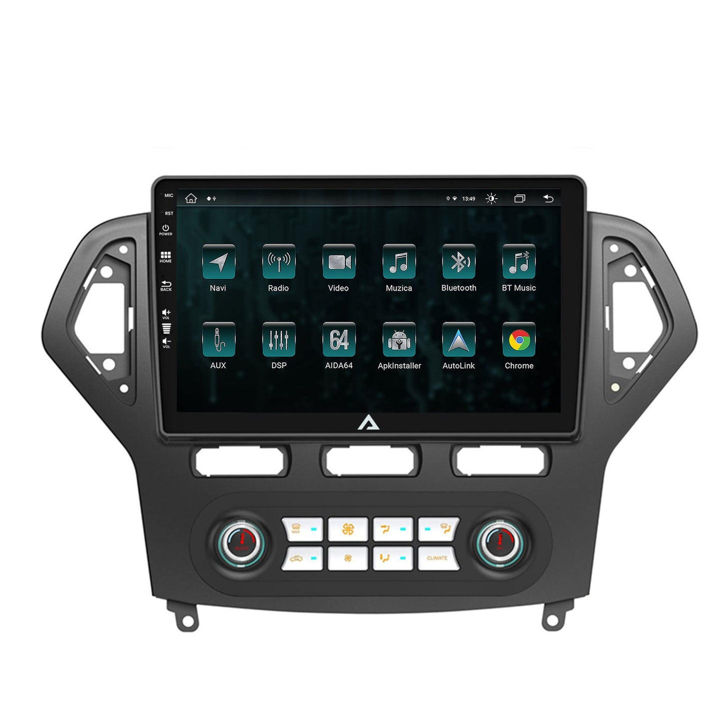 Navigatie Ford Mondeo (2007-2010) Clima Automata, Android, Z-Octacore / 8GB RAM + 256GB ROM, 10.1 Inch - AD-BGZ10008+AD-BGRKIT127