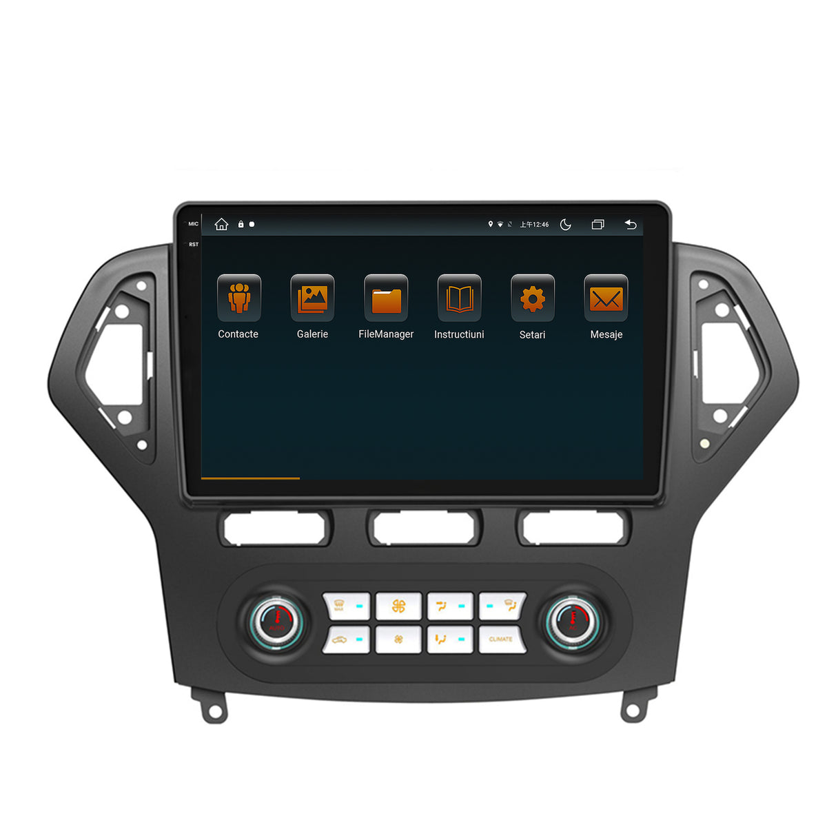 Navigatie Ford Mondeo (2007-2010) Clima Automata, Android, V-Octacore / 4GB RAM + 64GB ROM, 10.36 Inch - AD-BGV10004+AD-BGRKIT127