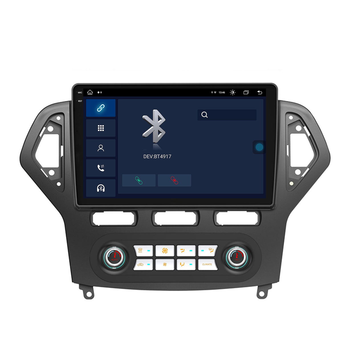 Navigatie Ford Mondeo (2007-2010) Clima Automata, Android, V-Octacore / 4GB RAM + 64GB ROM, 10.36 Inch - AD-BGV10004+AD-BGRKIT127