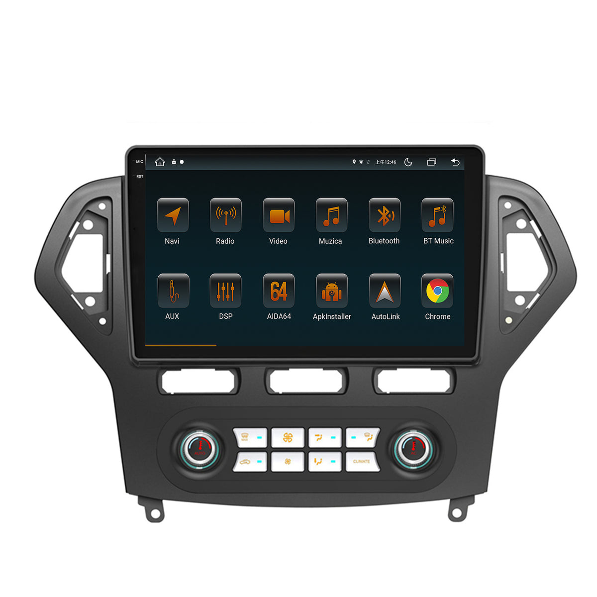 Navigatie Ford Mondeo (2007-2010) Clima Automata, Android, V-Octacore / 4GB RAM + 64GB ROM, 10.36 Inch - AD-BGV10004+AD-BGRKIT127