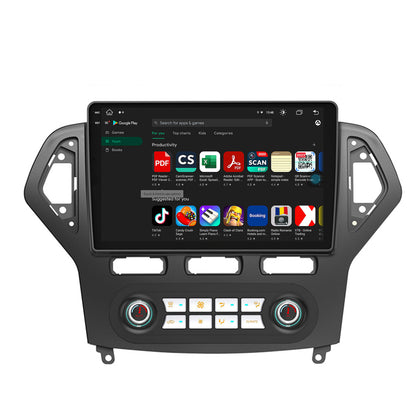 Navigatie Ford Mondeo (2007-2010) Clima Automata, Android, X-Octacore / 8GB RAM + 256GB ROM, 10.36 Inch - AD-BGX9008+AD-BGRKIT127