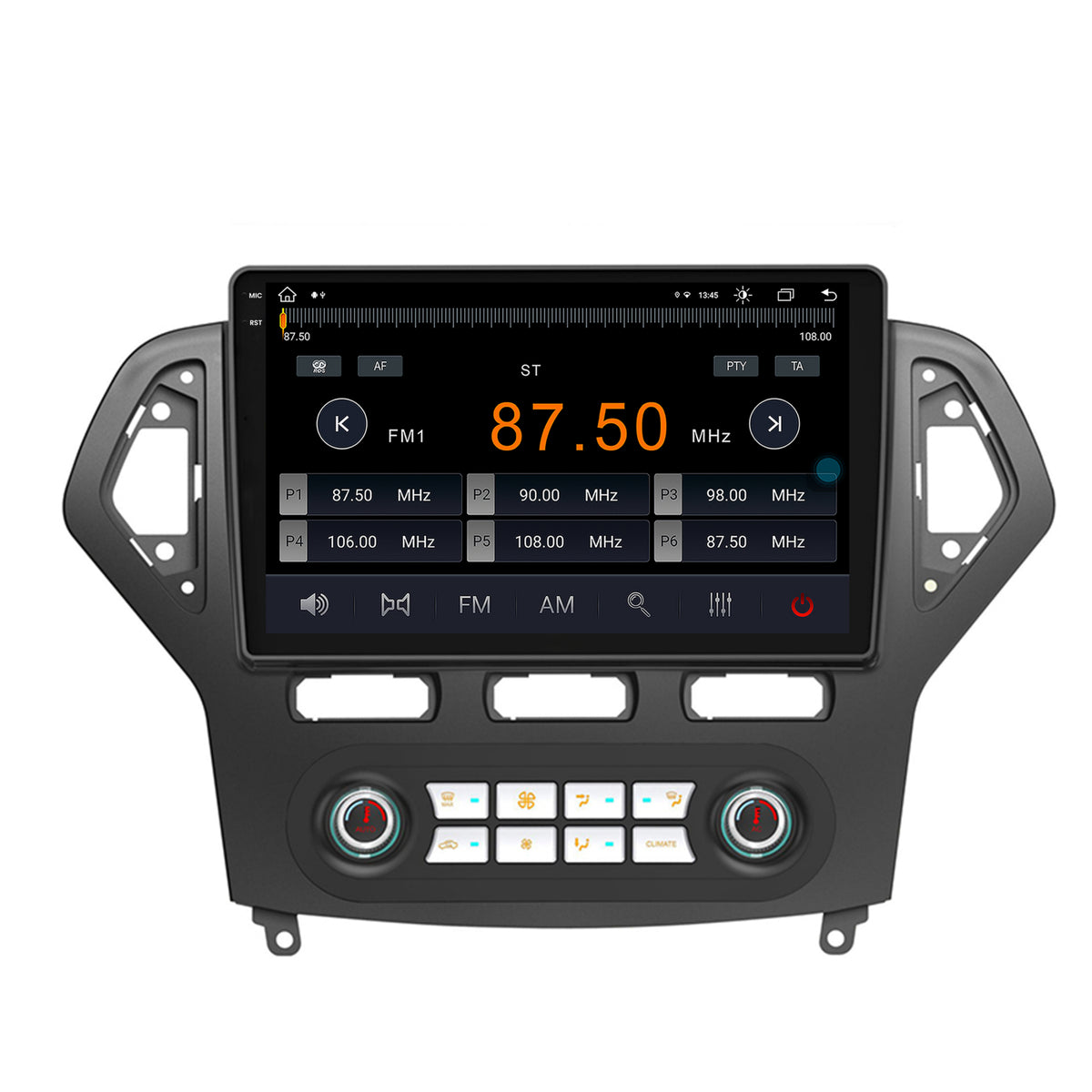 Navigatie Ford Mondeo (2007-2010) Clima Automata, Android, X-Octacore / 8GB RAM + 256GB ROM, 10.36 Inch - AD-BGX9008+AD-BGRKIT127