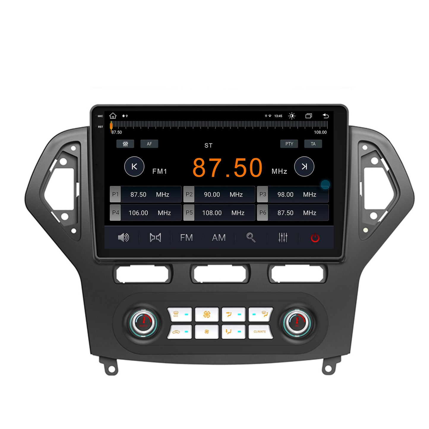 Navigatie Ford Mondeo (2007-2010) Clima Automata, Android, X-Octacore / 8GB RAM + 256GB ROM, 10.36 Inch - AD-BGX9008+AD-BGRKIT127