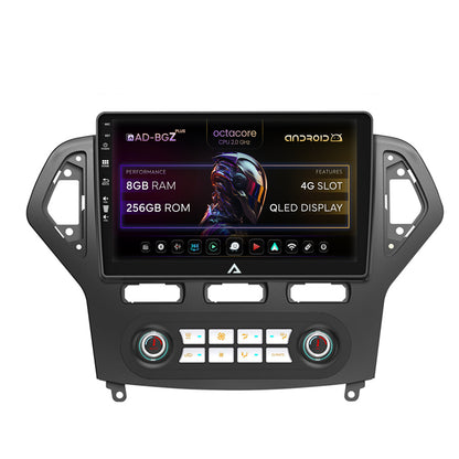 Navigatie Ford Mondeo (2007-2010) Clima Automata, Android, Z-Octacore / 8GB RAM + 256GB ROM, 10.1 Inch - AD-BGZ10008+AD-BGRKIT127