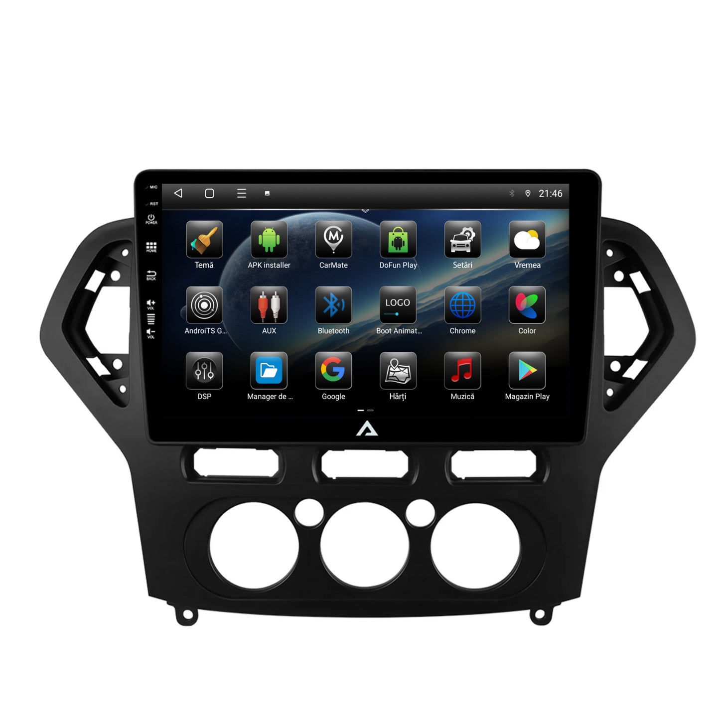 Navigatie Ford Mondeo (2007-2010) Clima Manuala, Android, E-Octacore / 2GB RAM + 32GB ROM, 10.1 Inch - AD-BGE10002+AD-BGRKIT126