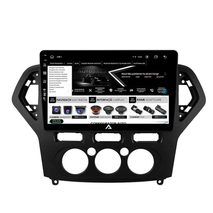 Navigatie Ford Mondeo (2007-2010) Clima Manuala, Android, Z-Octacore / 8GB RAM + 256GB ROM, 10.1 Inch - AD-BGZ10008+AD-BGRKIT126