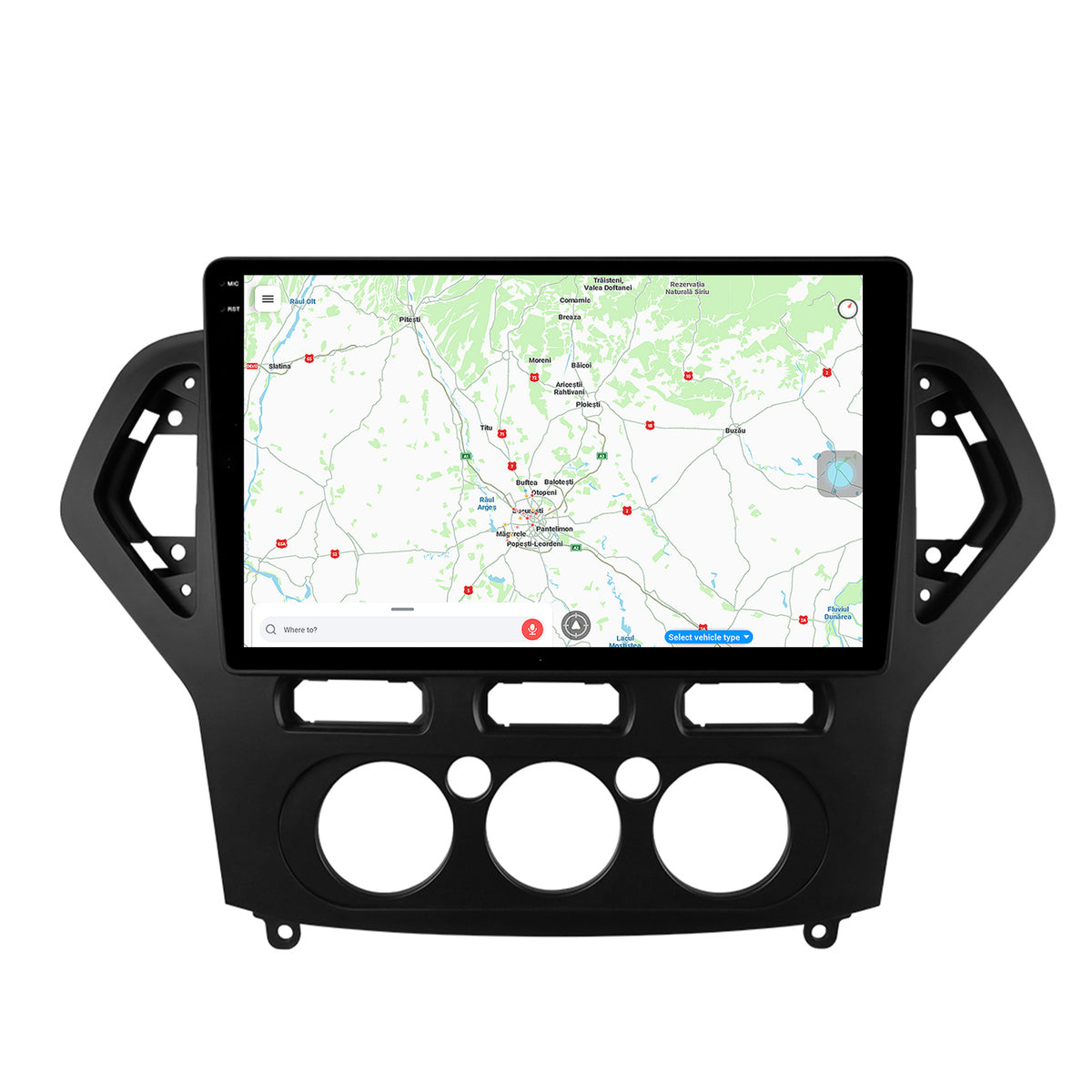 Navigatie Ford Mondeo (2007-2010) Clima Manuala, Android, X-Octacore / 8GB RAM + 256GB ROM, 10.36 Inch - AD-BGX10008+AD-BGRKIT126