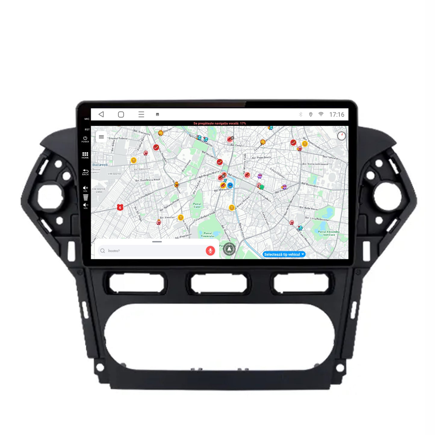 Navigatie Ford Mondeo (2011-2013), Android, P-Octacore / 2GB RAM + 32GB ROM, 10.1 Inch - AD-BGP10002+AD-BGRKIT128