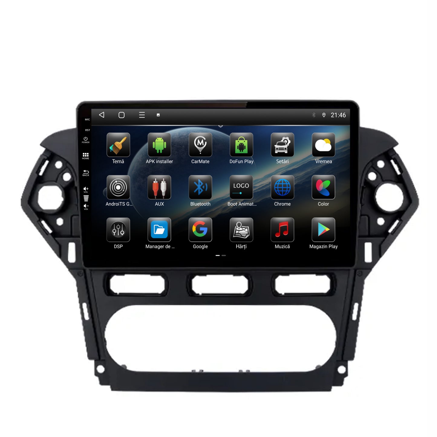 Navigatie Ford Mondeo (2011-2013), Android, P-Octacore / 2GB RAM + 32GB ROM, 10.1 Inch - AD-BGP10002+AD-BGRKIT128
