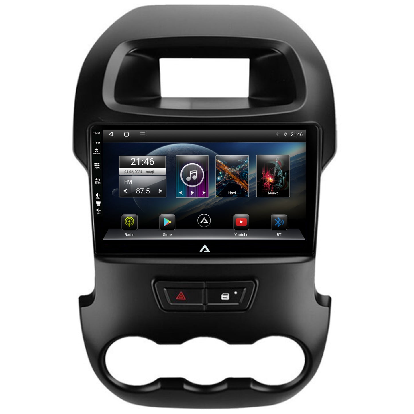 Navigatie Ford Ranger (2011-2015), Android, E-Octacore / 2GB RAM + 32GB ROM, 9 Inch - AD-BGE9002+AD-BGRKIT135B