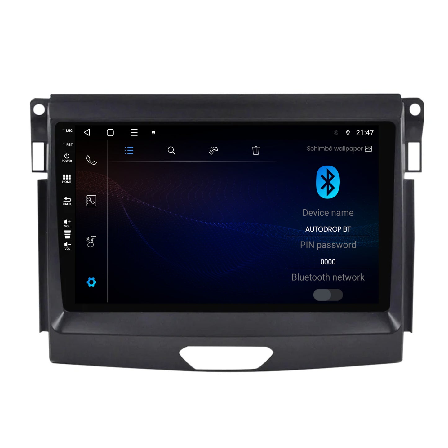 Navigatie Ford Ranger (2015-2020), Android, E-Octacore / 2GB RAM + 32GB ROM, 9 Inch - AD-BGE9002+AD-BGRKIT120