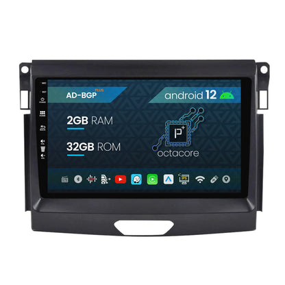 Navigatie Ford Ranger (2015-2020), Android, P-Octacore / 2GB RAM + 32GB ROM, 9 Inch - AD-BGP9002+AD-BGRKIT120