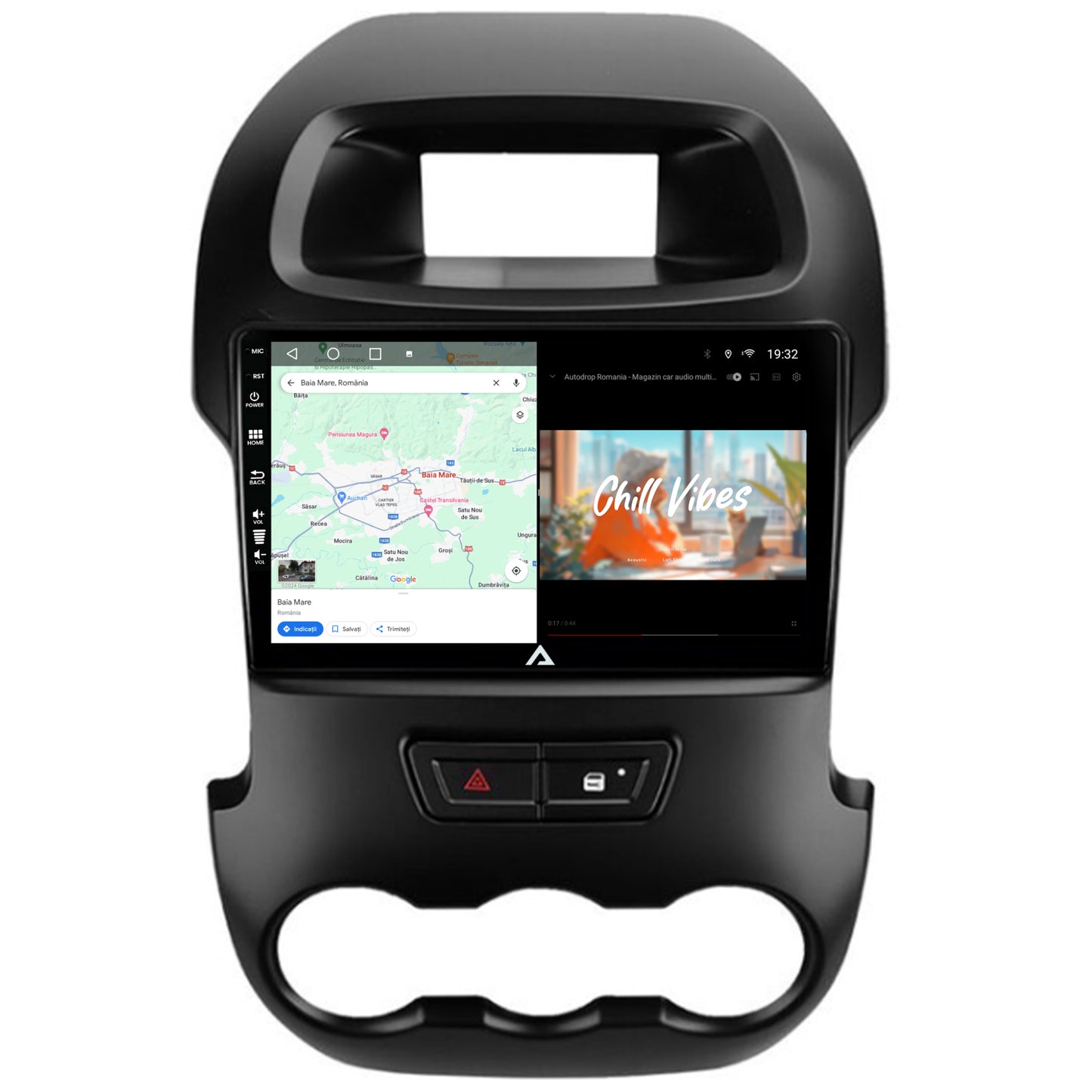 Navigatie Ford Ranger (2011-2015), Android, A-Octacore / 4GB RAM + 64GB ROM, 9 Inch - AD-BGA9004+AD-BGRKIT135B