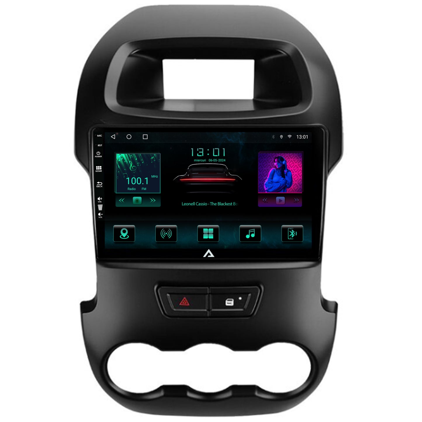 Navigatie Ford Ranger (2011-2015), Android, A-Octacore / 4GB RAM + 64GB ROM, 9 Inch - AD-BGA9004+AD-BGRKIT135B