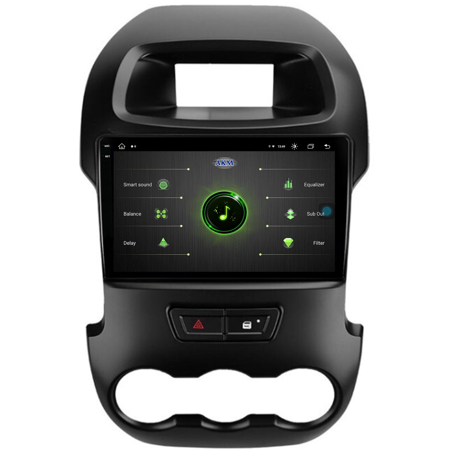 Navigatie Ford Ranger (2011-2015), Android, V-Octacore / 4GB RAM + 64GB ROM, 9.5 Inch - AD-BGV9004+AD-BGRKIT135B