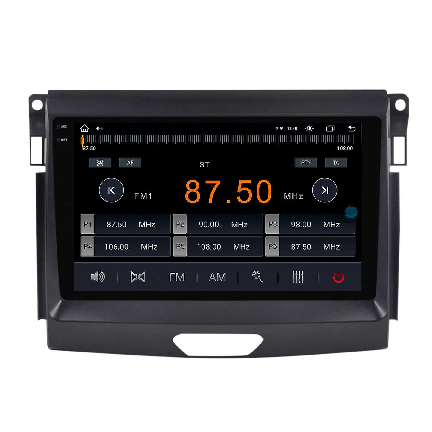 Navigatie Ford Ranger (2015-2020), Android, V-Octacore / 4GB RAM + 64GB ROM, 9.5 Inch - AD-BGV9004+AD-BGRKIT120