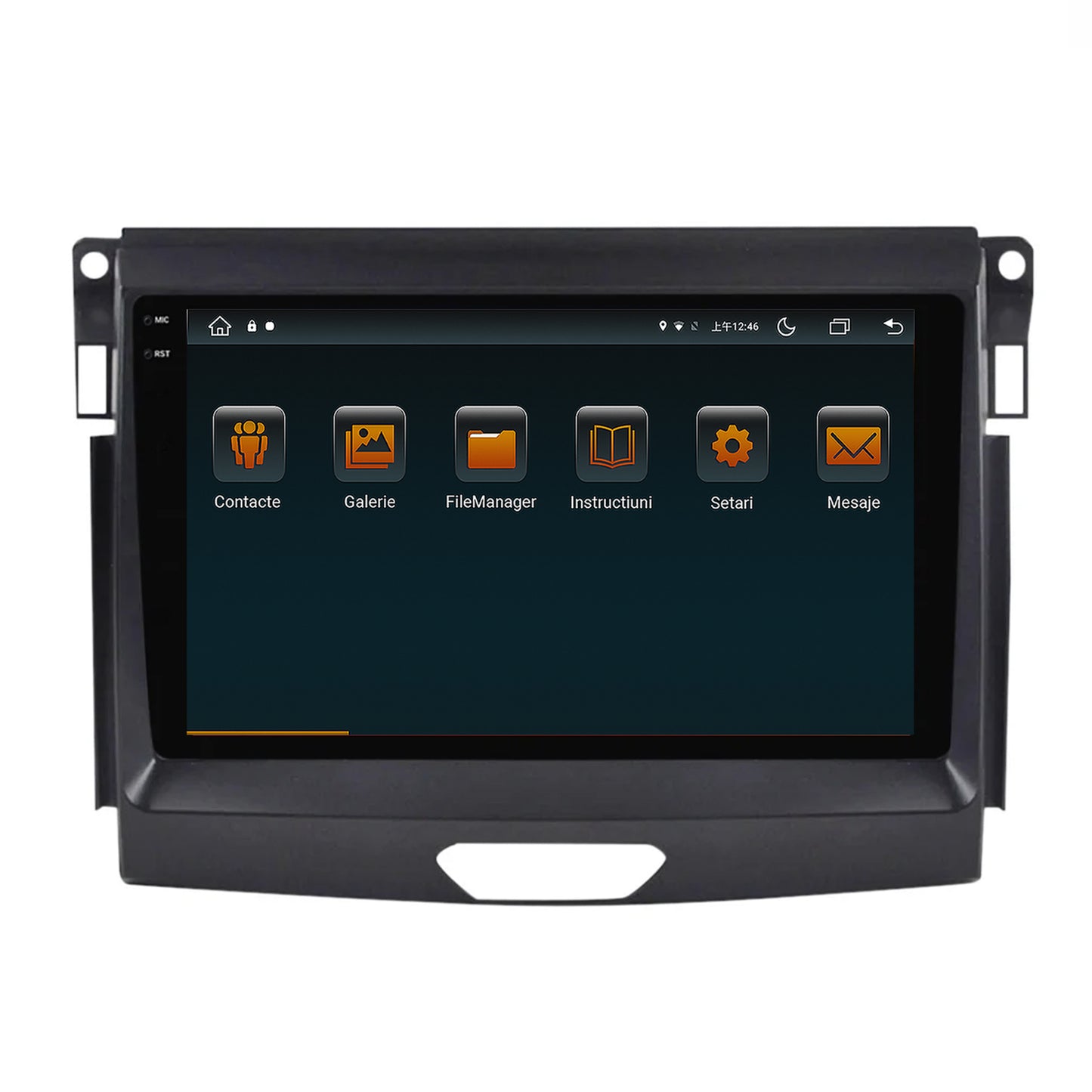 Navigatie Ford Ranger (2015-2020), Android, V-Octacore / 4GB RAM + 64GB ROM, 9.5 Inch - AD-BGV9004+AD-BGRKIT120