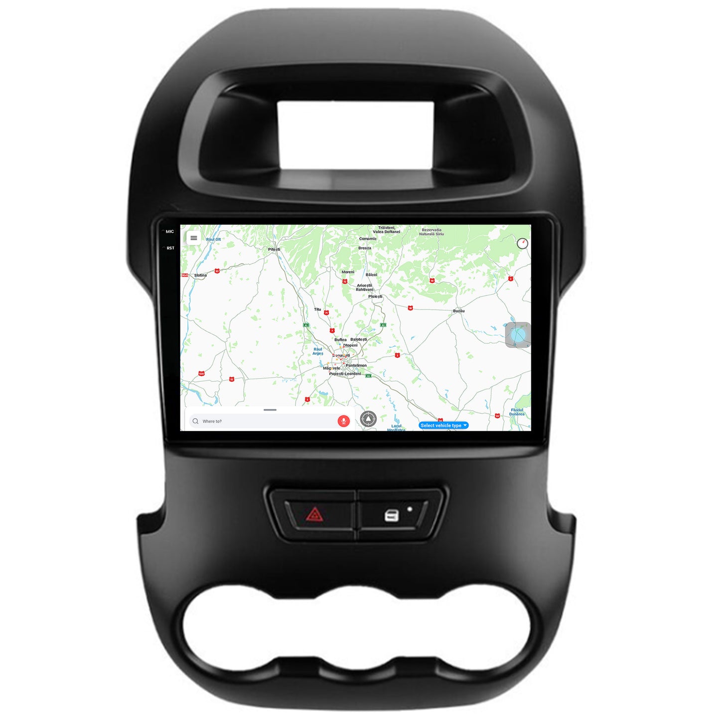 Navigatie Ford Ranger (2011-2015), Android, X-Octacore / 8GB RAM + 256GB ROM, 9.5 Inch - AD-BGX9008+AD-BGRKIT135B