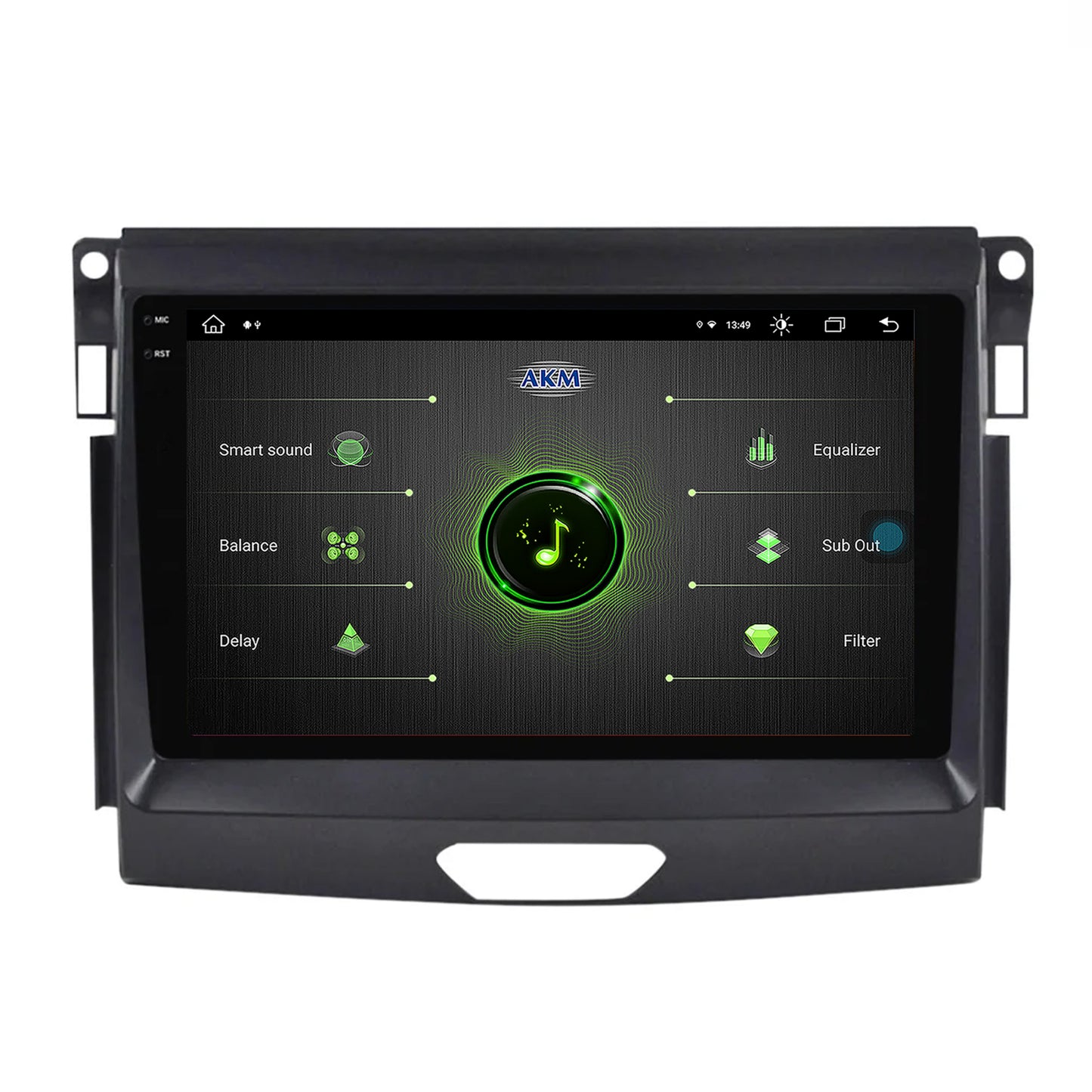 Navigatie Ford Ranger (2015-2020), Android, X-Octacore / 8GB RAM + 256GB ROM, 9.5 Inch - AD-BGX9008+AD-BGRKIT120