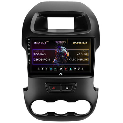 Navigatie Ford Ranger (2011-2015), Android, Z-Octacore / 8GB RAM + 256GB ROM, 9 Inch - AD-BGZ9008+AD-BGRKIT135B