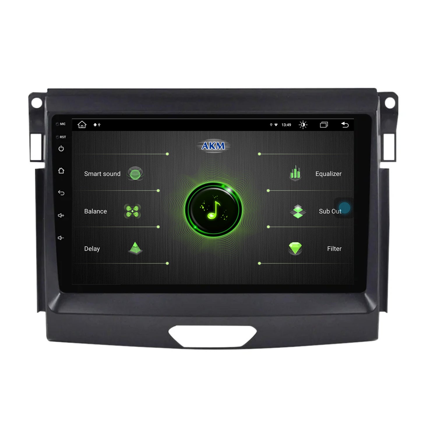 Navigatie Ford Ranger (2015-2020), Android, Z-Octacore / 8GB RAM + 256GB ROM, 9 Inch - AD-BGZ9008+AD-BGRKIT120