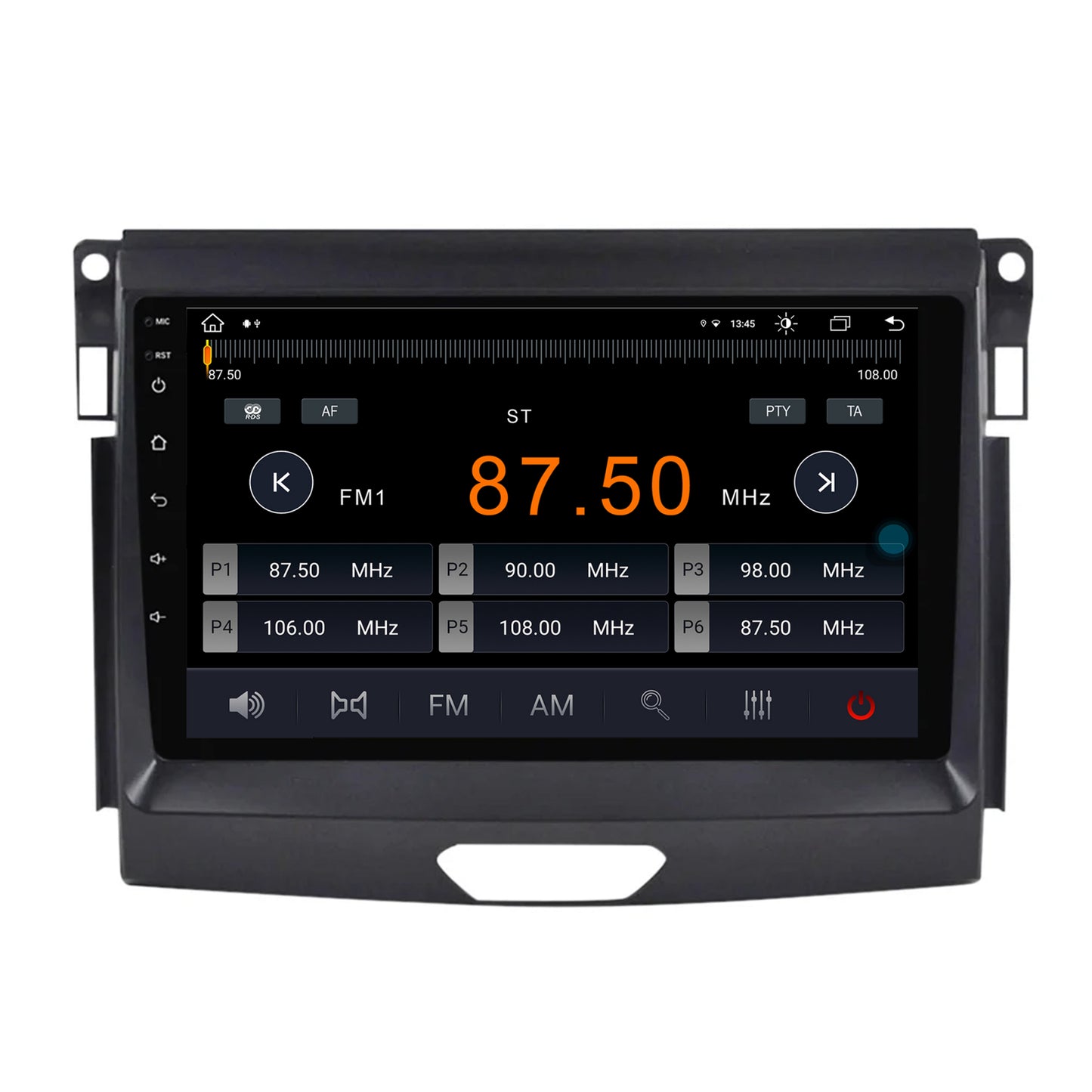 Navigatie Ford Ranger (2015-2020), Android, Z-Octacore / 8GB RAM + 256GB ROM, 9 Inch - AD-BGZ9008+AD-BGRKIT120