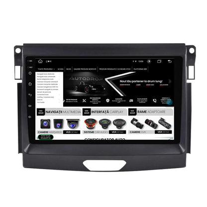 Navigatie Ford Ranger (2015-2020), Android, Z-Octacore / 8GB RAM + 256GB ROM, 9 Inch - AD-BGZ9008+AD-BGRKIT120