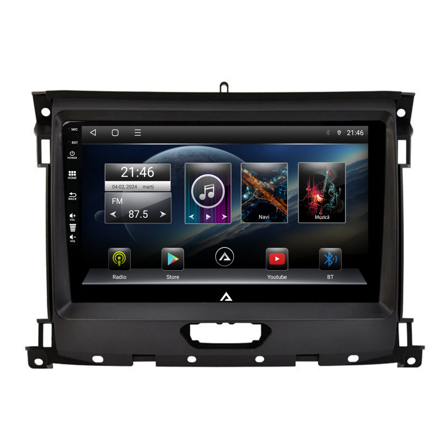 Navigatie Ford Ranger (2015-2022), Android, E-Octacore / 2GB RAM + 32GB ROM, 9 Inch - AD-BGE9002+AD-BGRKIT120V2