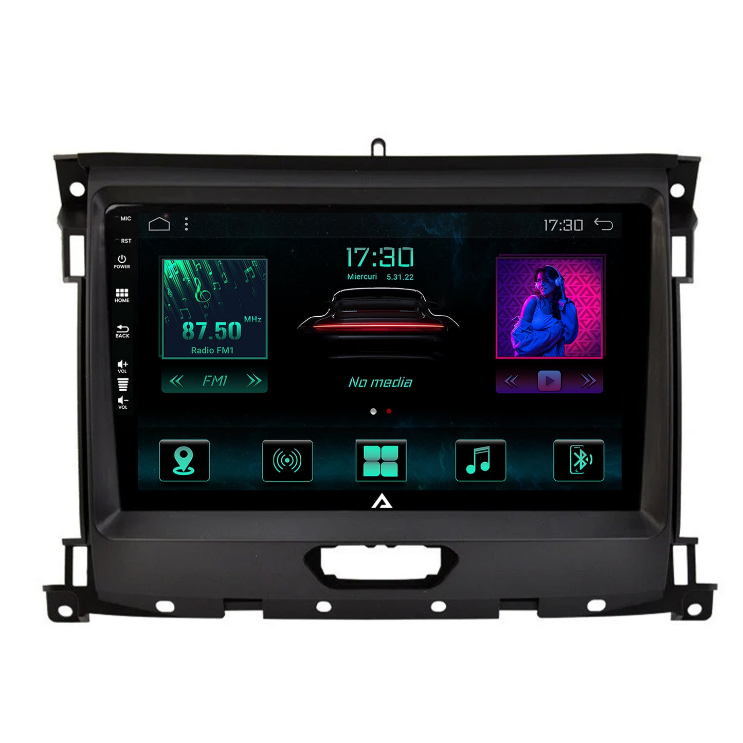 Navigatie Ford Ranger (2015-2022), Android, A-Octacore / 4GB RAM + 64GB ROM, 9 Inch - AD-BGA9004+AD-BGRKIT120V2