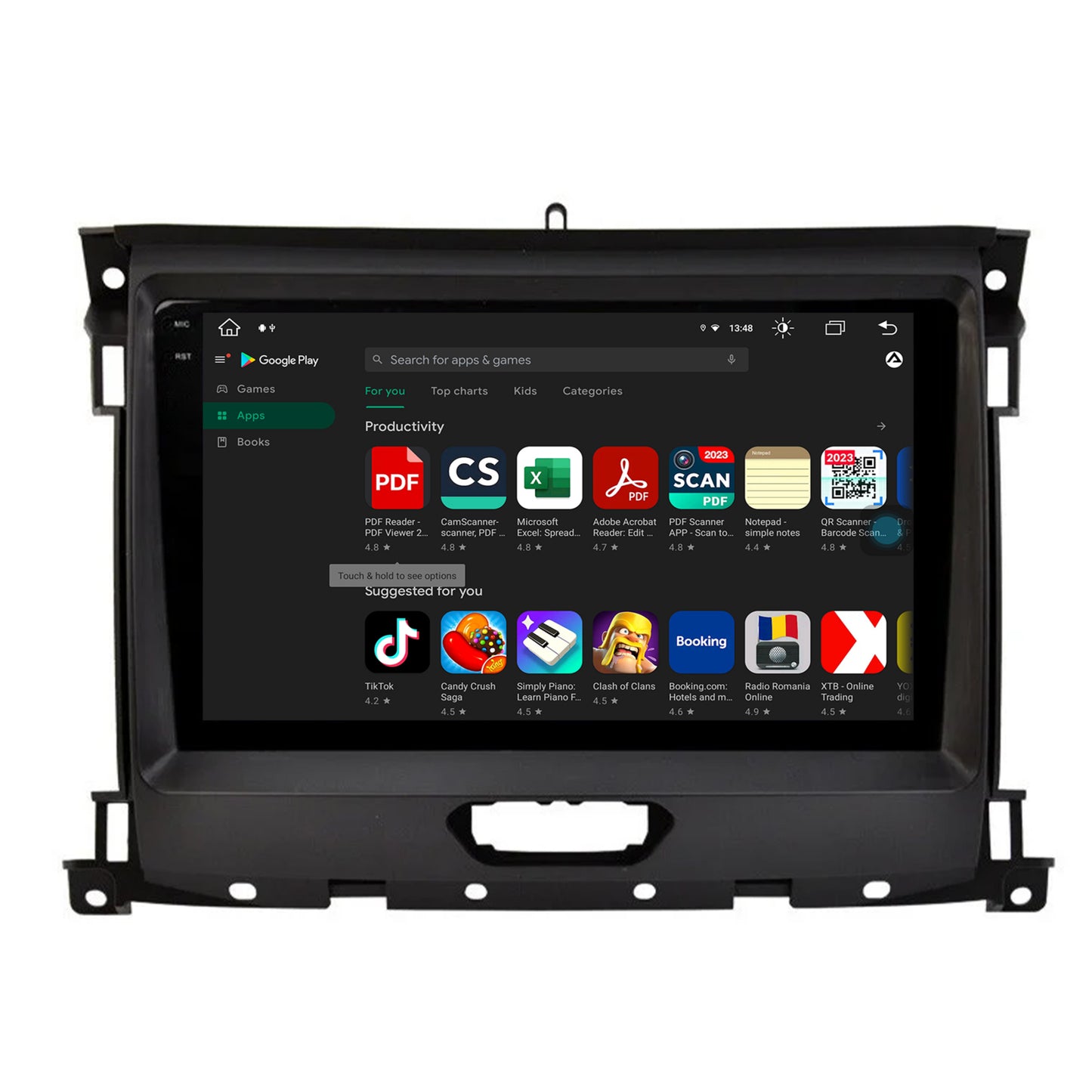 Navigatie Ford Ranger (2015-2022), Android, X-Octacore / 8GB RAM + 256GB ROM, 9.5 Inch - AD-BGX9008+AD-BGRKIT120V2