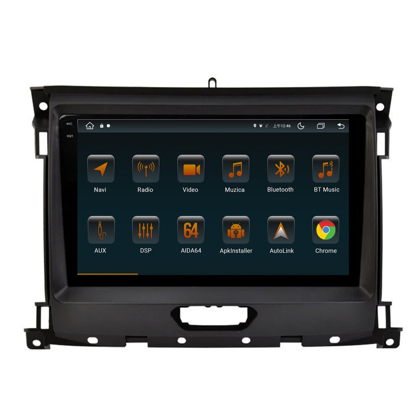 Navigatie Ford Ranger (2015-2022), Android, V-Octacore / 4GB RAM + 64GB ROM, 9.5 Inch - AD-BGV9004+AD-BGRKIT120V2