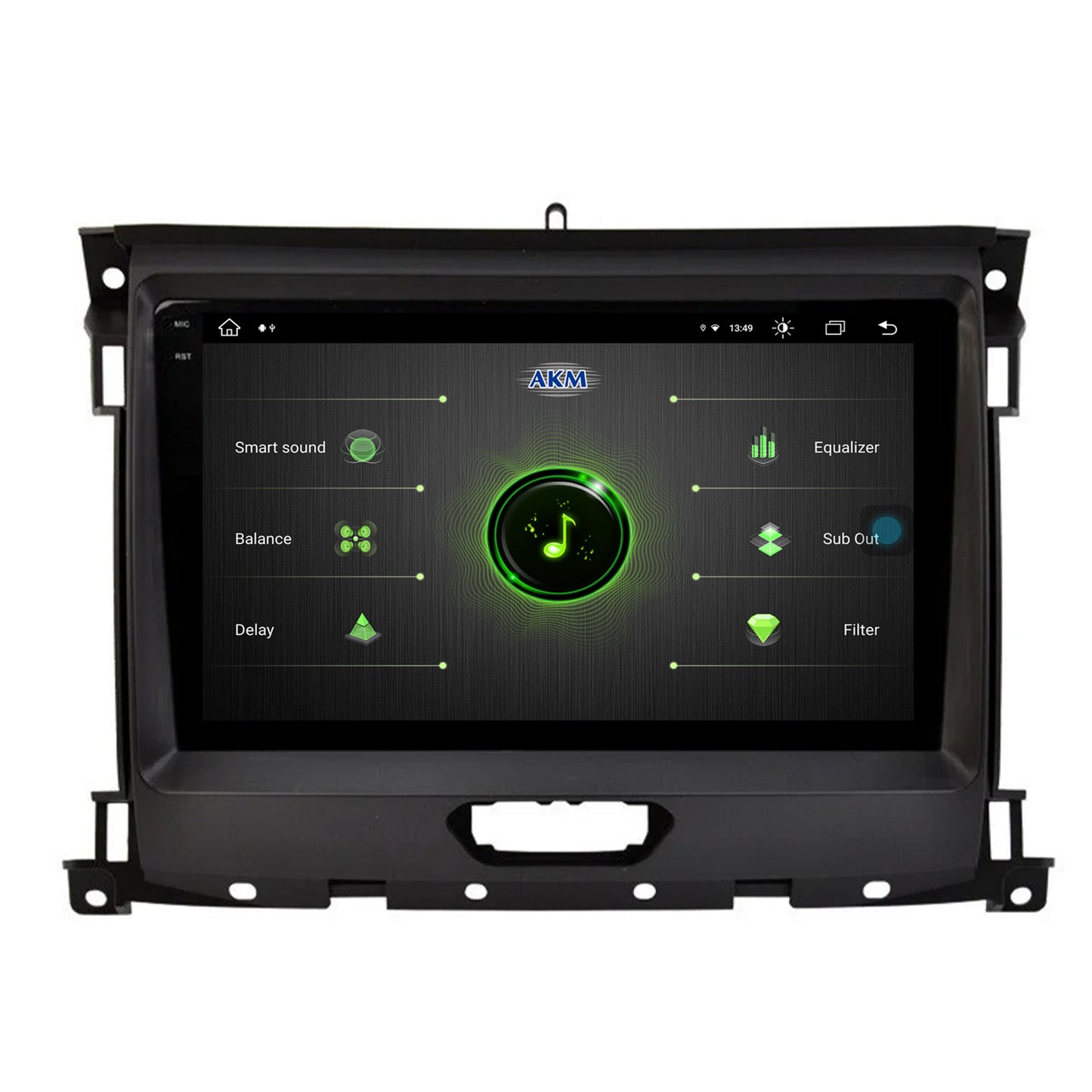 Navigatie Ford Ranger (2015-2022), Android, V-Octacore / 4GB RAM + 64GB ROM, 9.5 Inch - AD-BGV9004+AD-BGRKIT120V2