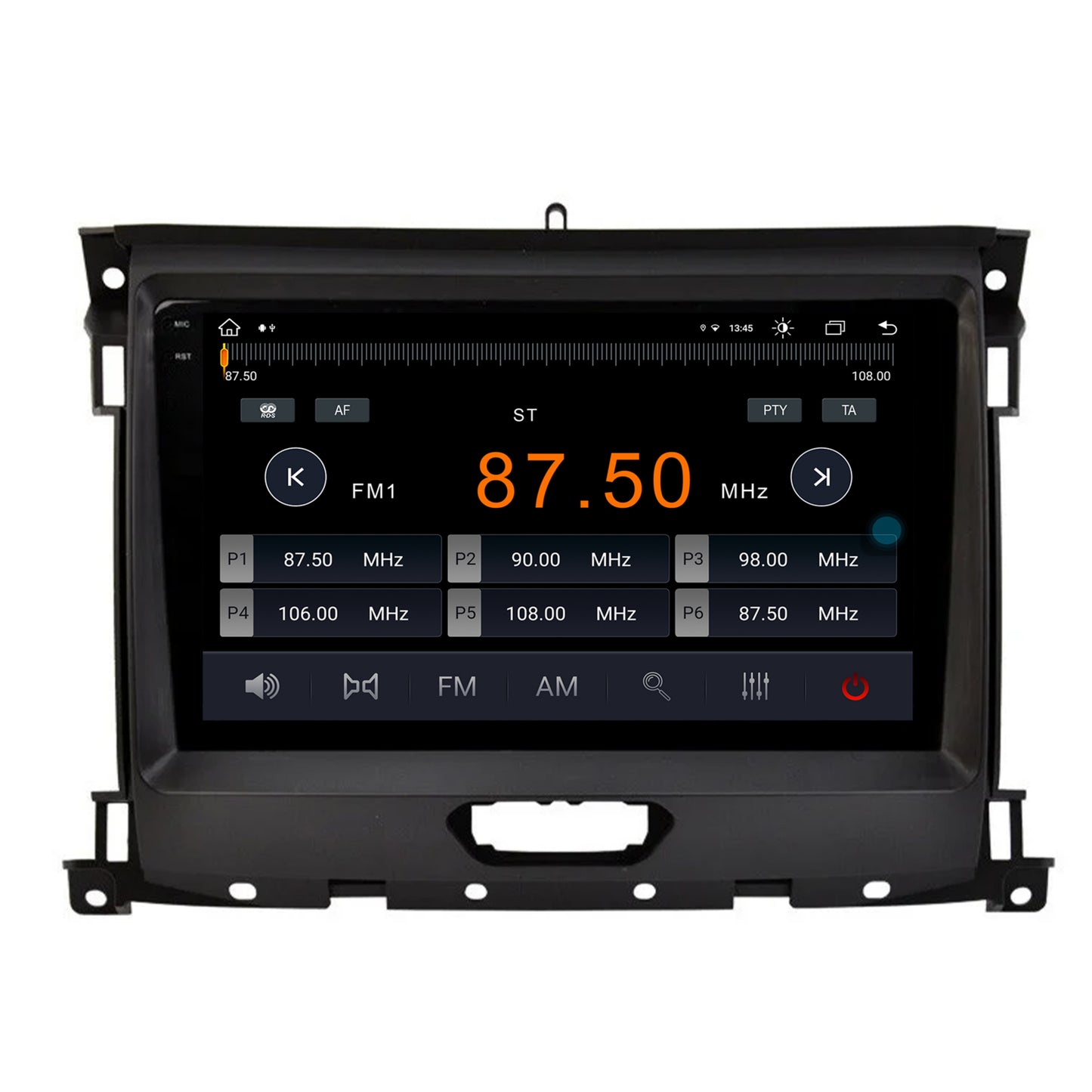 Navigatie Ford Ranger (2015-2022), Android, V-Octacore / 4GB RAM + 64GB ROM, 9.5 Inch - AD-BGV9004+AD-BGRKIT120V2