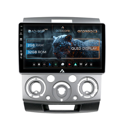 Navigatie Ford Ranger / Mazda BT50 (2007-2012), Android, P-Octacore / 2GB RAM + 32GB ROM, 9 Inch - AD-BGP9002+AD-BGRKIT136