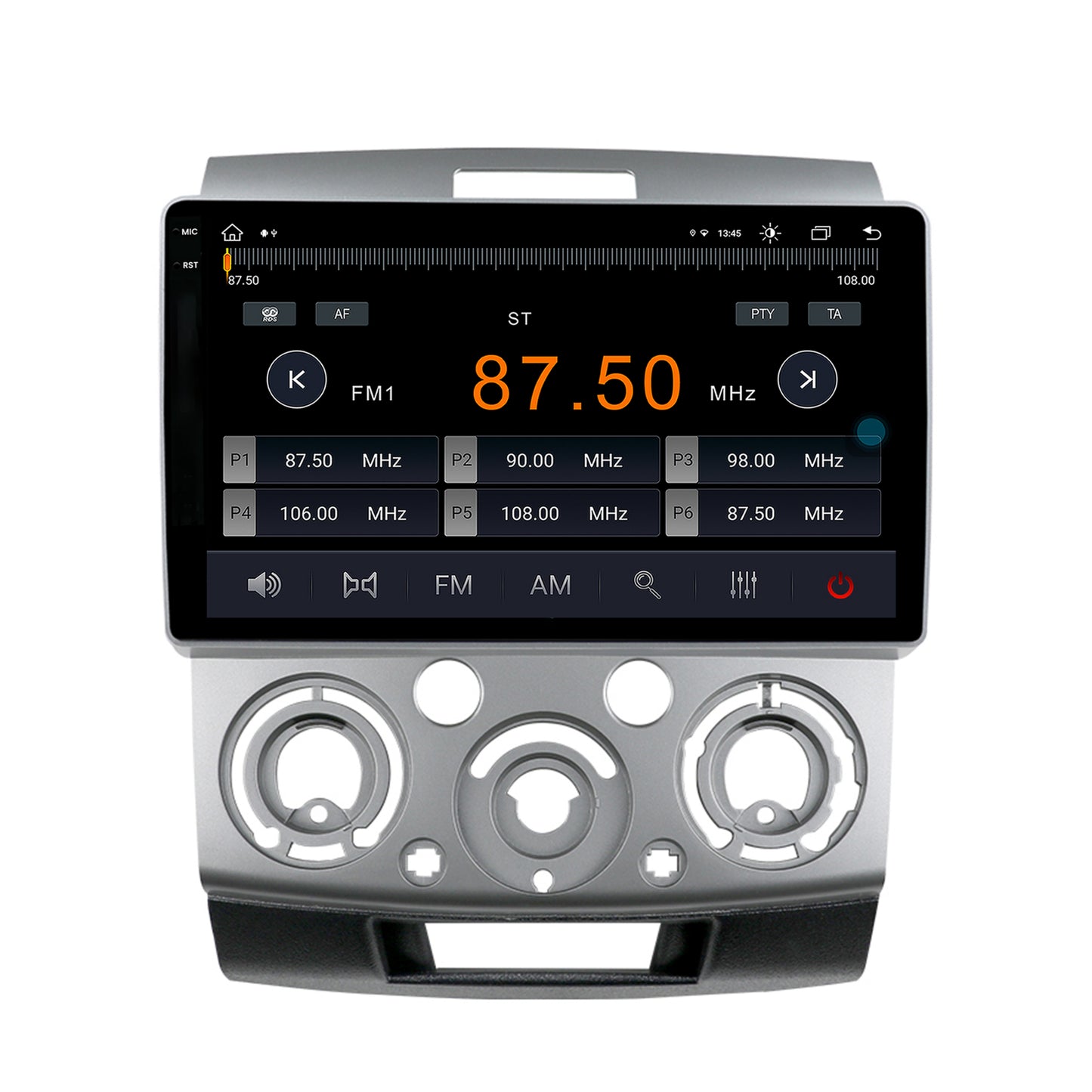 Navigatie Ford Ranger / Mazda BT50 (2007-2012), Android, X-Octacore / 8GB RAM + 256GB ROM, 9.5 Inch - AD-BGX9008+AD-BGRKIT136
