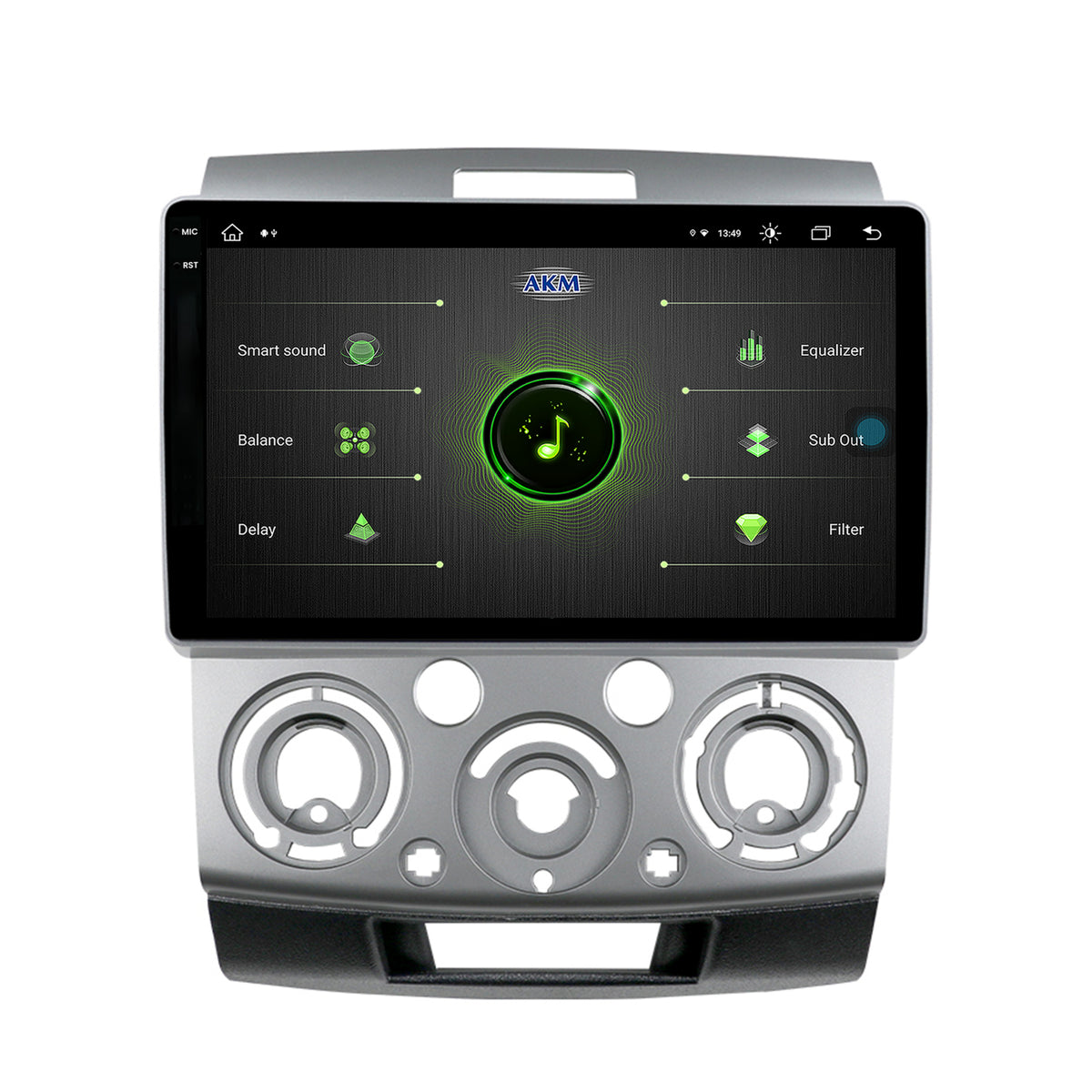 Navigatie Ford Ranger / Mazda BT50 (2007-2012), Android, X-Octacore / 8GB RAM + 256GB ROM, 9.5 Inch - AD-BGX9008+AD-BGRKIT136