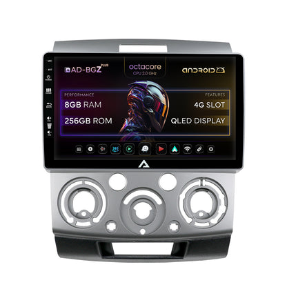 Navigatie Ford Ranger / Mazda BT50 (2007-2012), Android, Z-Octacore / 8GB RAM + 256GB ROM, 9 Inch - AD-BGZ9008+AD-BGRKIT136