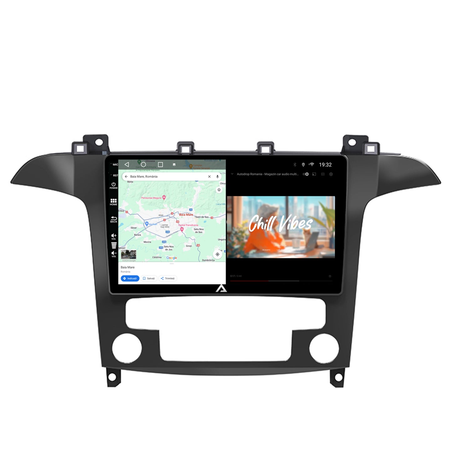 Navigatie Ford S-Max / Galaxy (2006-2015), Android, A-Octacore / 4GB RAM + 64GB ROM, 9 Inch - AD-BGA9004+AD-BGRKIT125