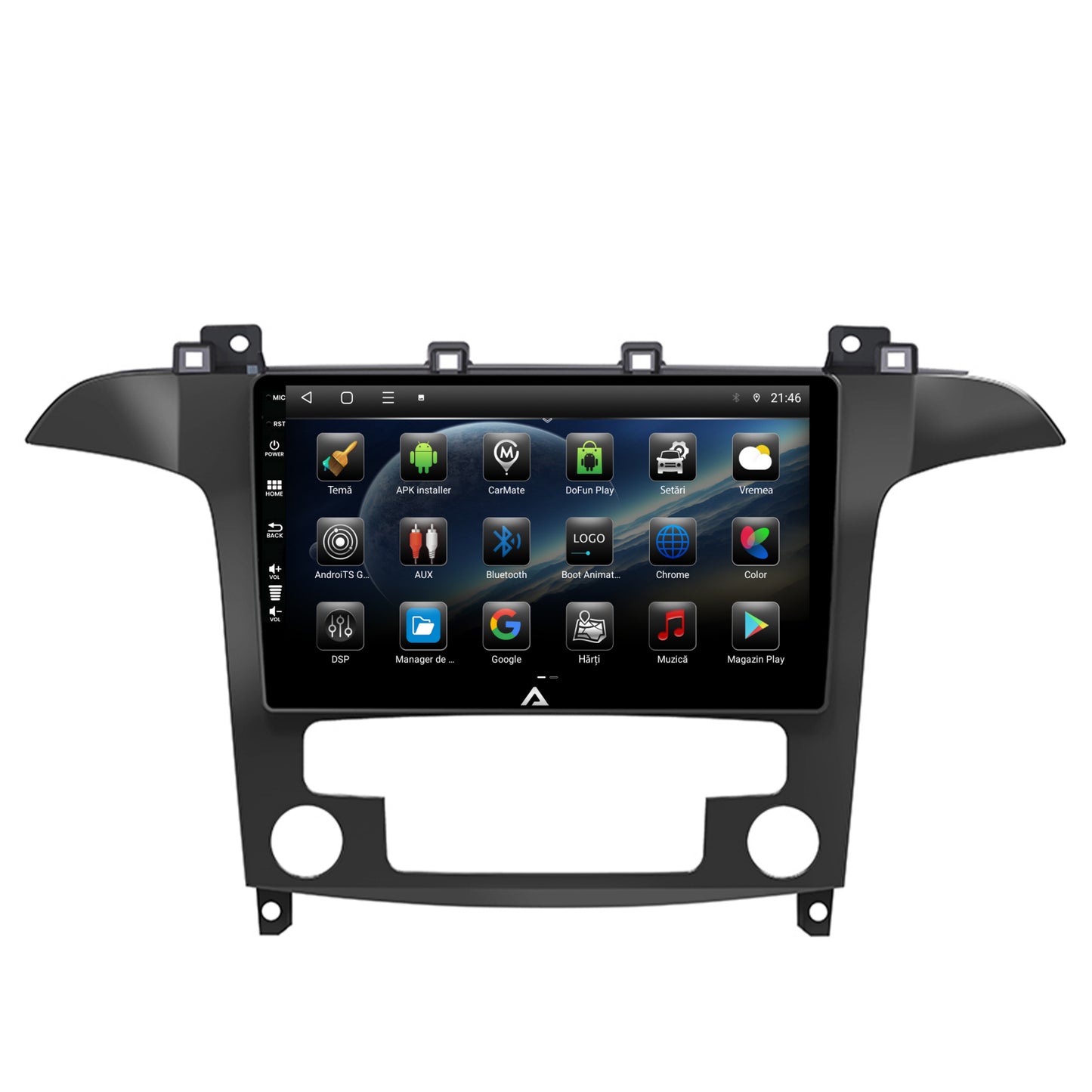 Navigatie Ford S-Max / Galaxy (2006-2015), Android, E-Octacore / 2GB RAM + 32GB ROM, 9 Inch - AD-BGE9002+AD-BGRKIT125