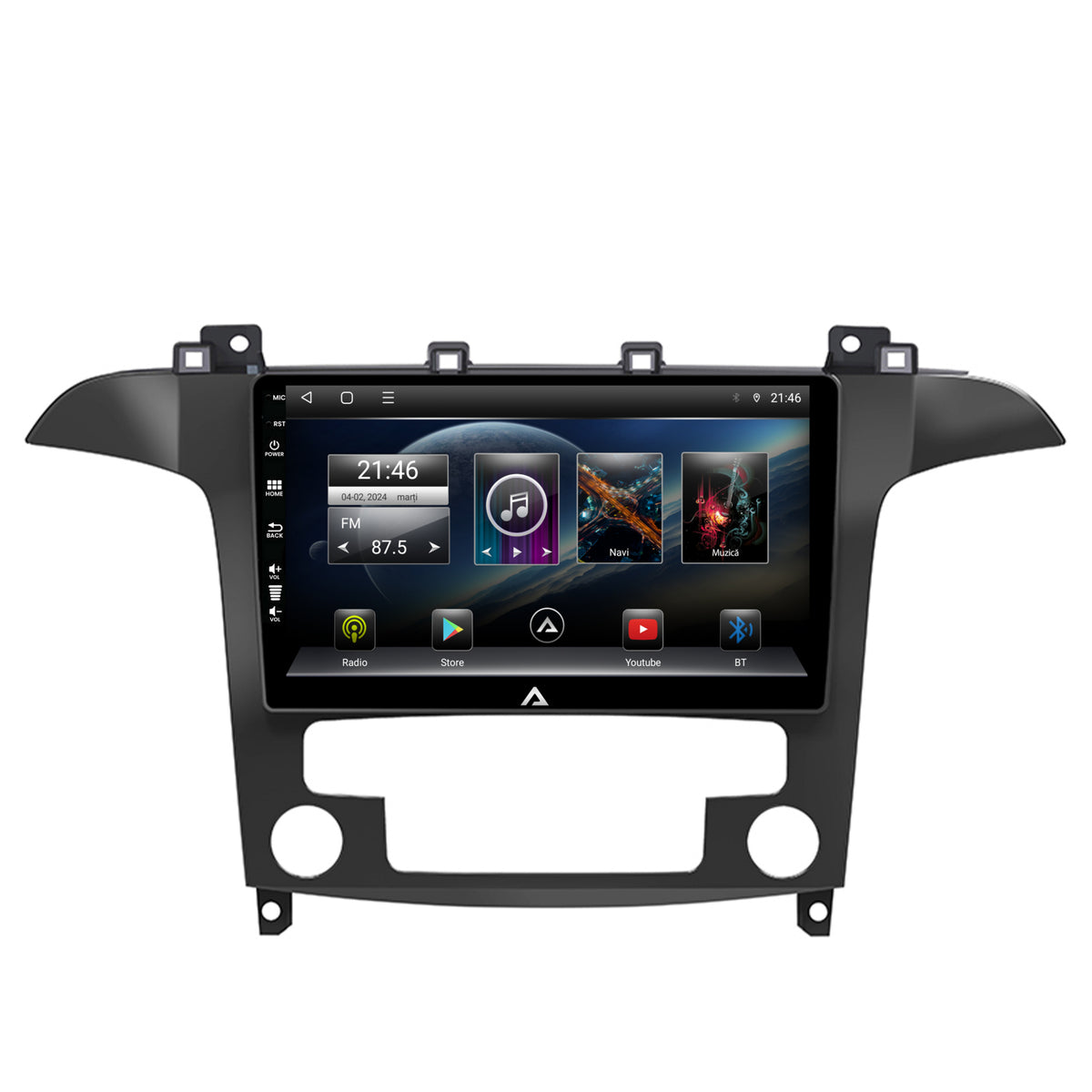 Navigatie Ford S-Max / Galaxy (2006-2015), Android, P-Octacore / 2GB RAM + 32GB ROM, 9 Inch - AD-BGP9002+AD-BGRKIT125