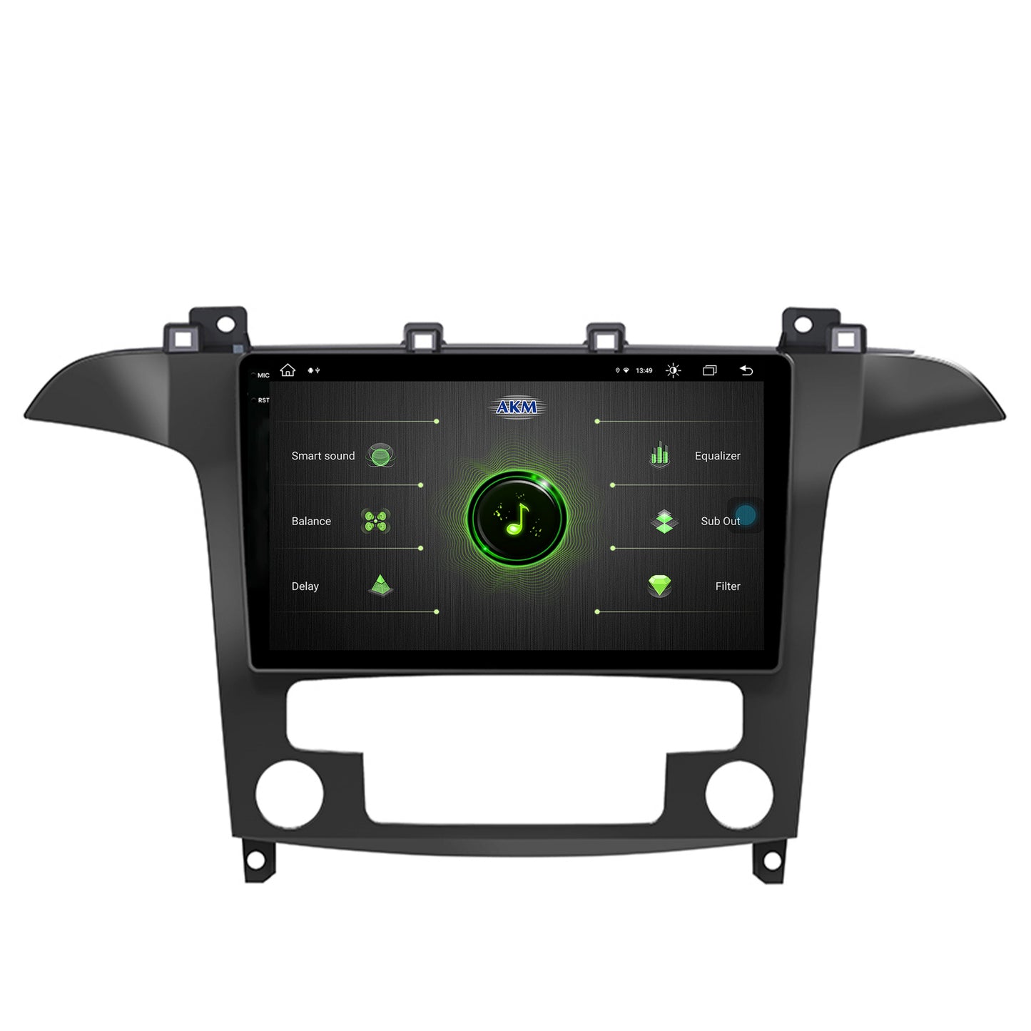 Navigatie Ford S-Max / Galaxy (2006-2015), Android, V-Octacore / 4GB RAM + 64GB ROM, 9.5 Inch - AD-BGV9004+AD-BGRKIT125