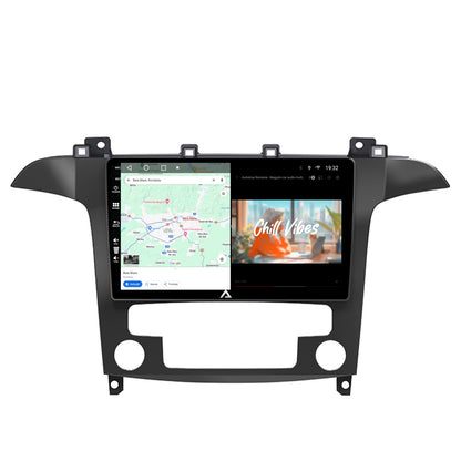 Navigatie Ford S-MAX / Galaxy (2006-2015) Clima Automata, Android, A-Octacore / 4GB RAM + 64GB ROM, 9 Inch - AD-BGA9004+AD-BGRKIT124