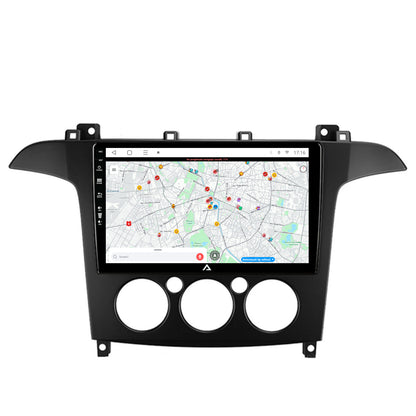Navigatie Ford S-MAX (2006-2015) Clima Manuala, Android, E-Octacore / 2GB RAM + 32GB ROM, 9 Inch - AD-BGE9002+AD-BGRKIT124