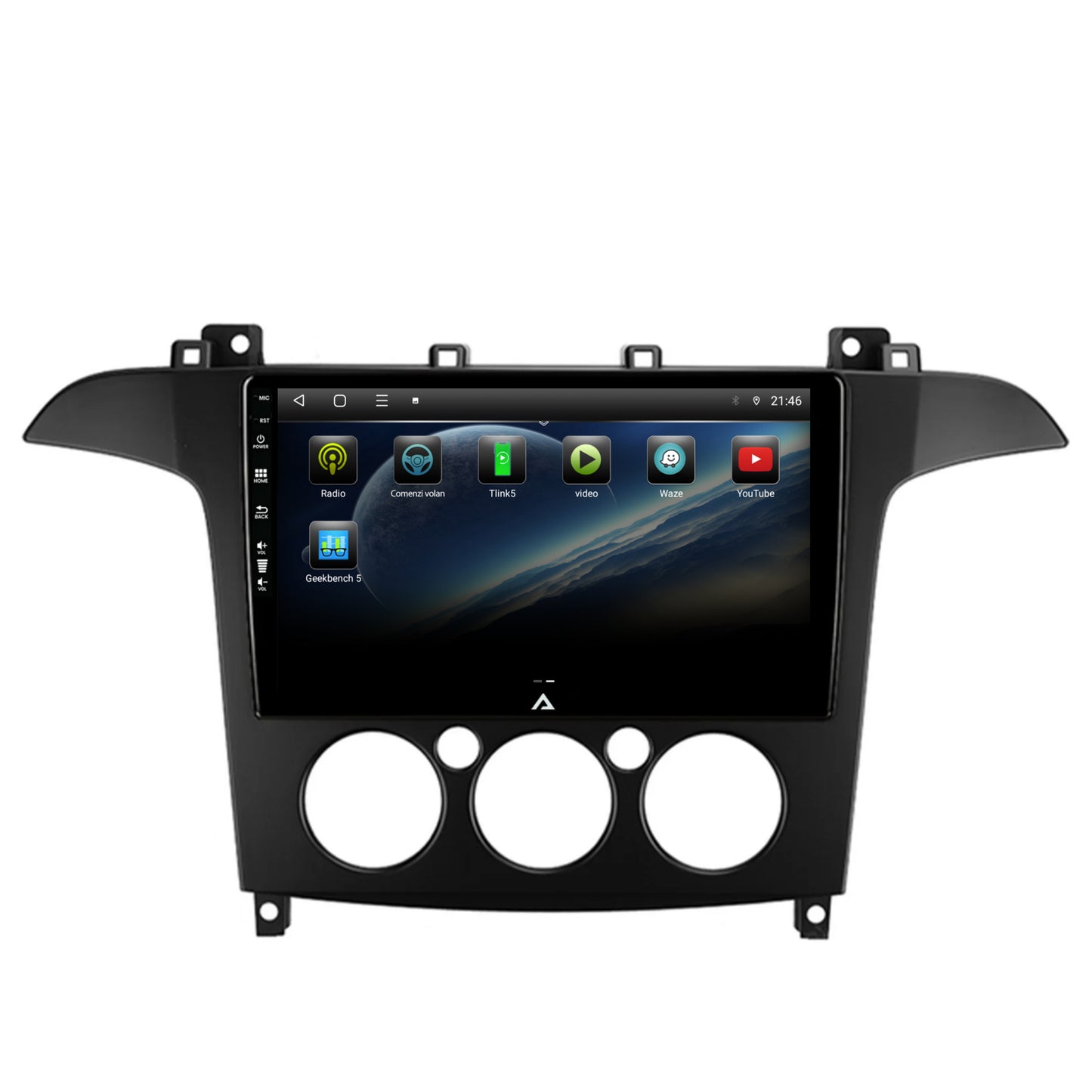 Navigatie Ford S-MAX (2006-2015) Clima Manuala, Android, E-Octacore / 2GB RAM + 32GB ROM, 9 Inch - AD-BGE9002+AD-BGRKIT124