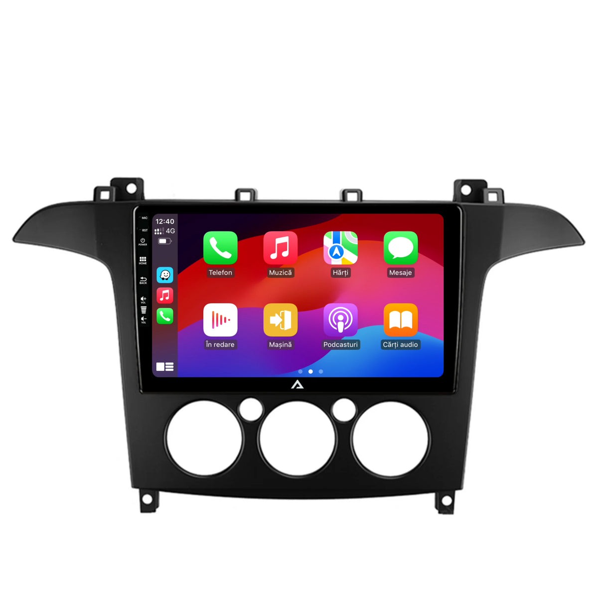 Navigatie Ford S-MAX (2006-2015) Clima Manuala, Android, P-Octacore / 2GB RAM + 32GB ROM, 9 Inch - AD-BGP9002+AD-BGRKIT124