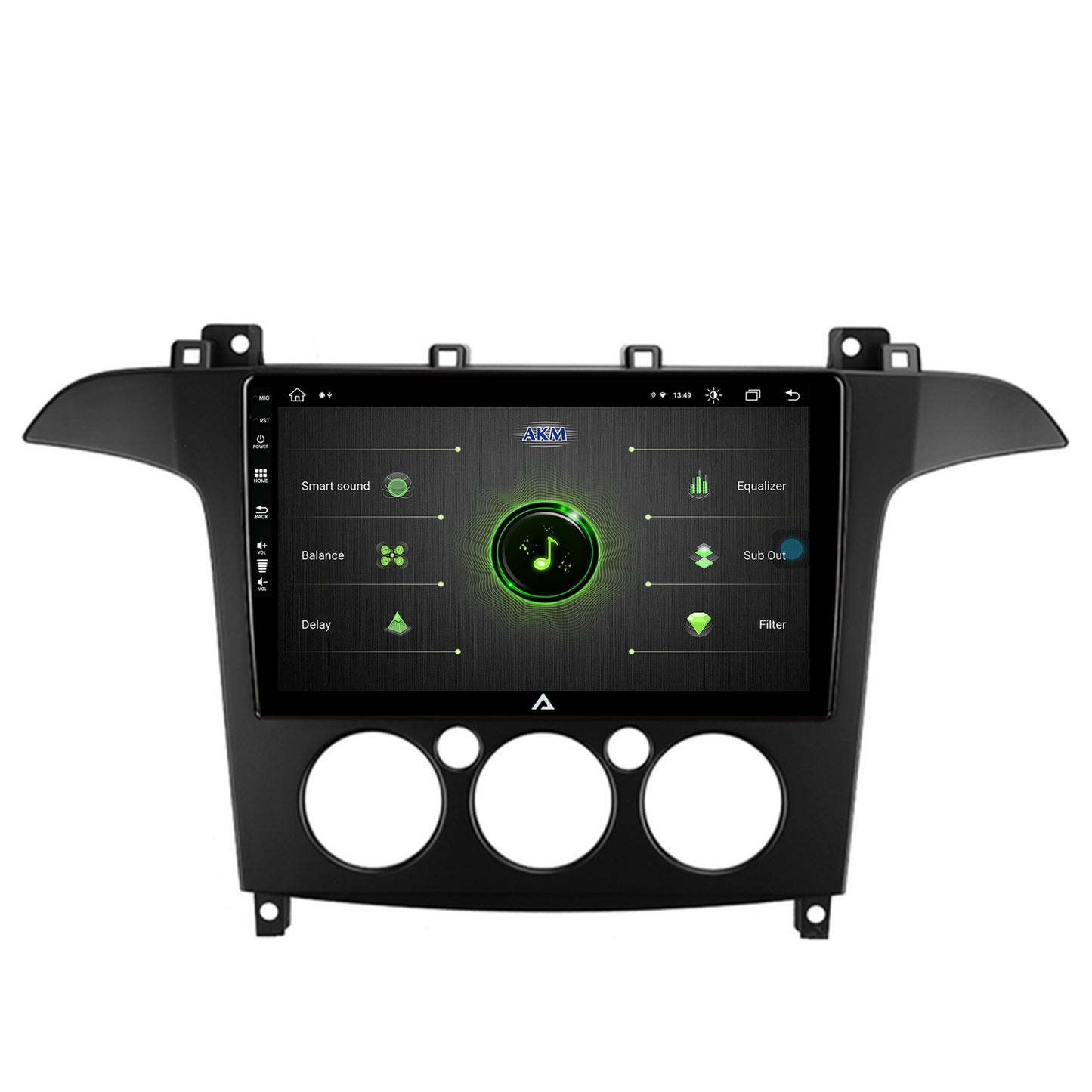 Navigatie Ford S-MAX (2006-2015) Clima Manuala, Android, Z-Octacore / 8GB RAM + 256GB ROM, 9 Inch - AD-BGZ9008+AD-BGRKIT124