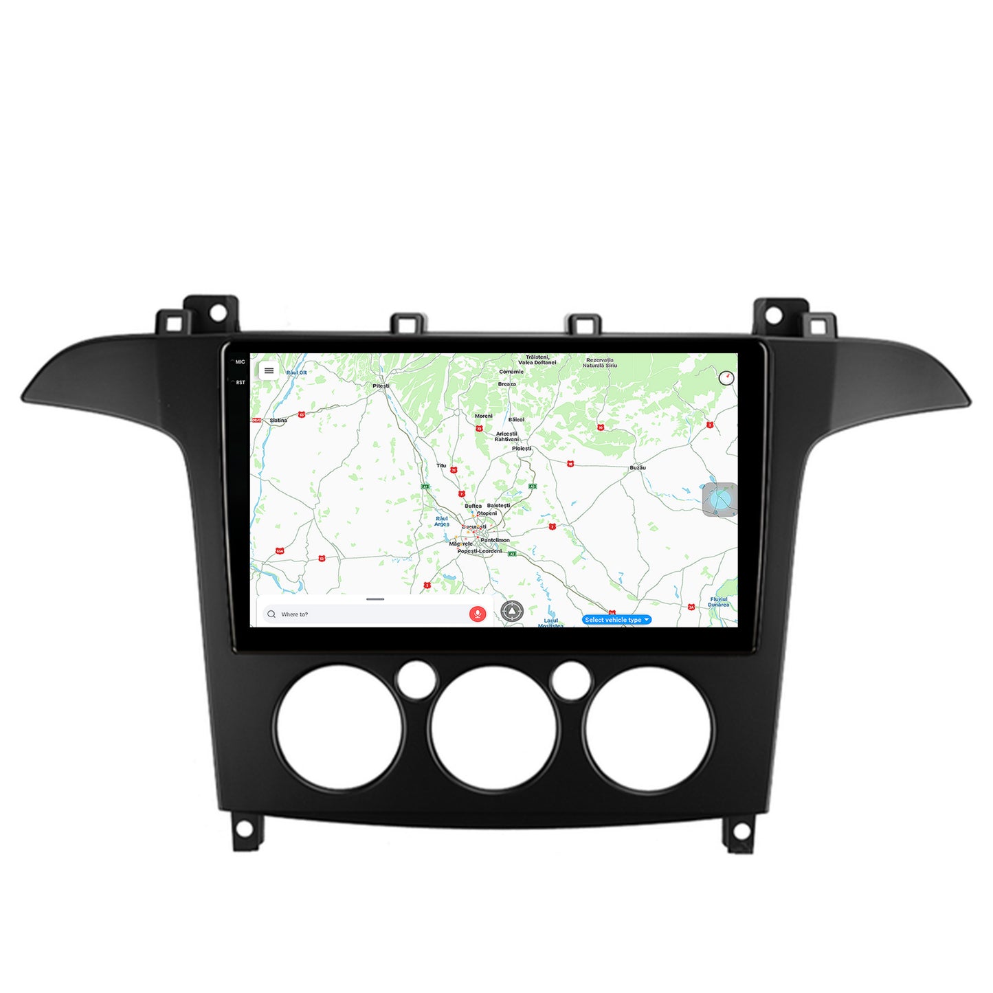 Navigatie Ford S-MAX (2006-2015) Clima Manuala, Android, X-Octacore / 8GB RAM + 256GB ROM, 9.5 Inch - AD-BGX9008+AD-BGRKIT124